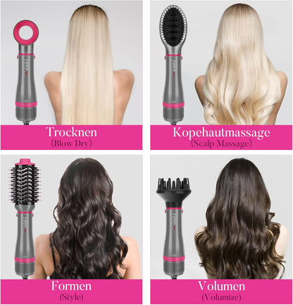 SPAZOLLA ACIUGACAPELLI 4 IN 1 / Styling professionale in pochi minuti